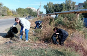 Серия субботников организована в Астрахани
